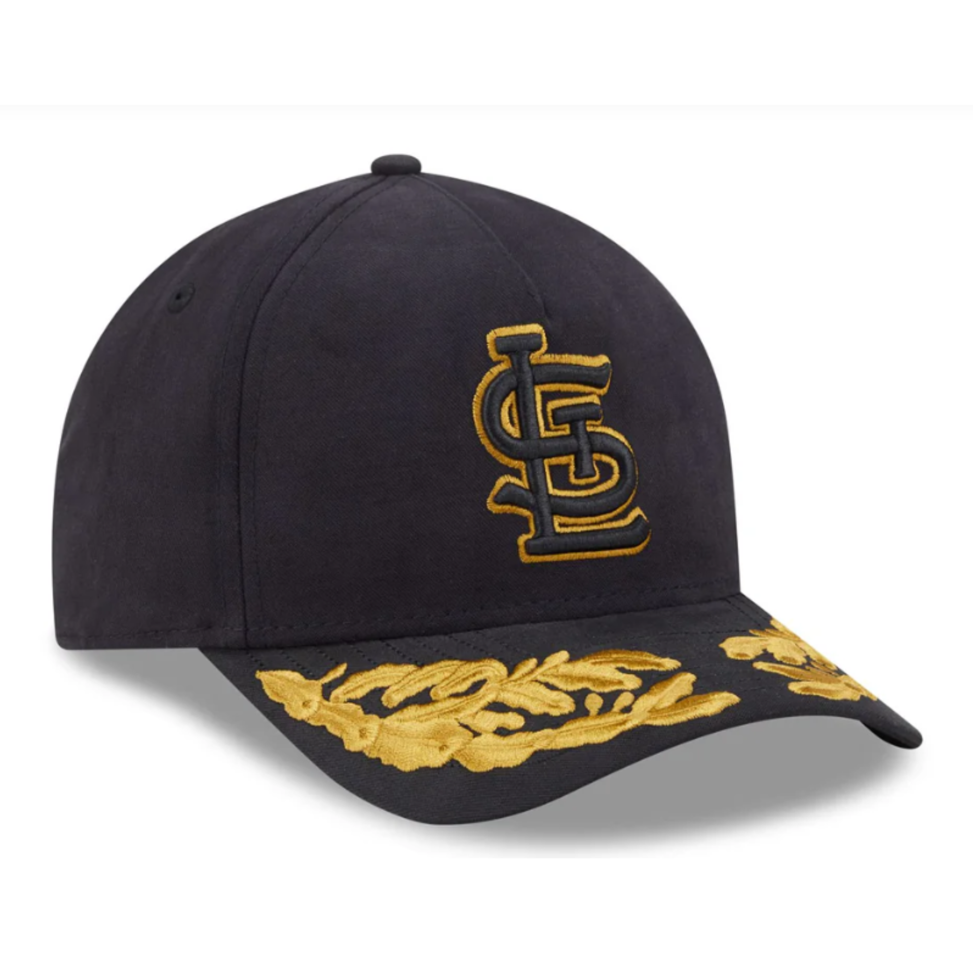 Front View of New Era X Alpha Industries St. Louis Cardinals 9FORTY M-Crown A-Frame Snapback Hat