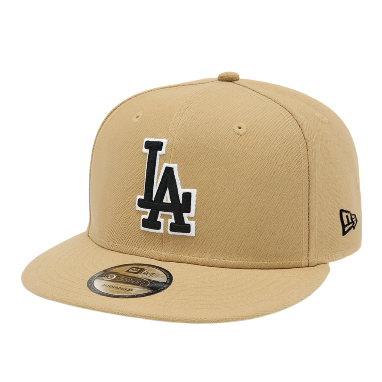 New Era Los Angeles Dodgers Khaki Black 9FIFTY Snapback Hat