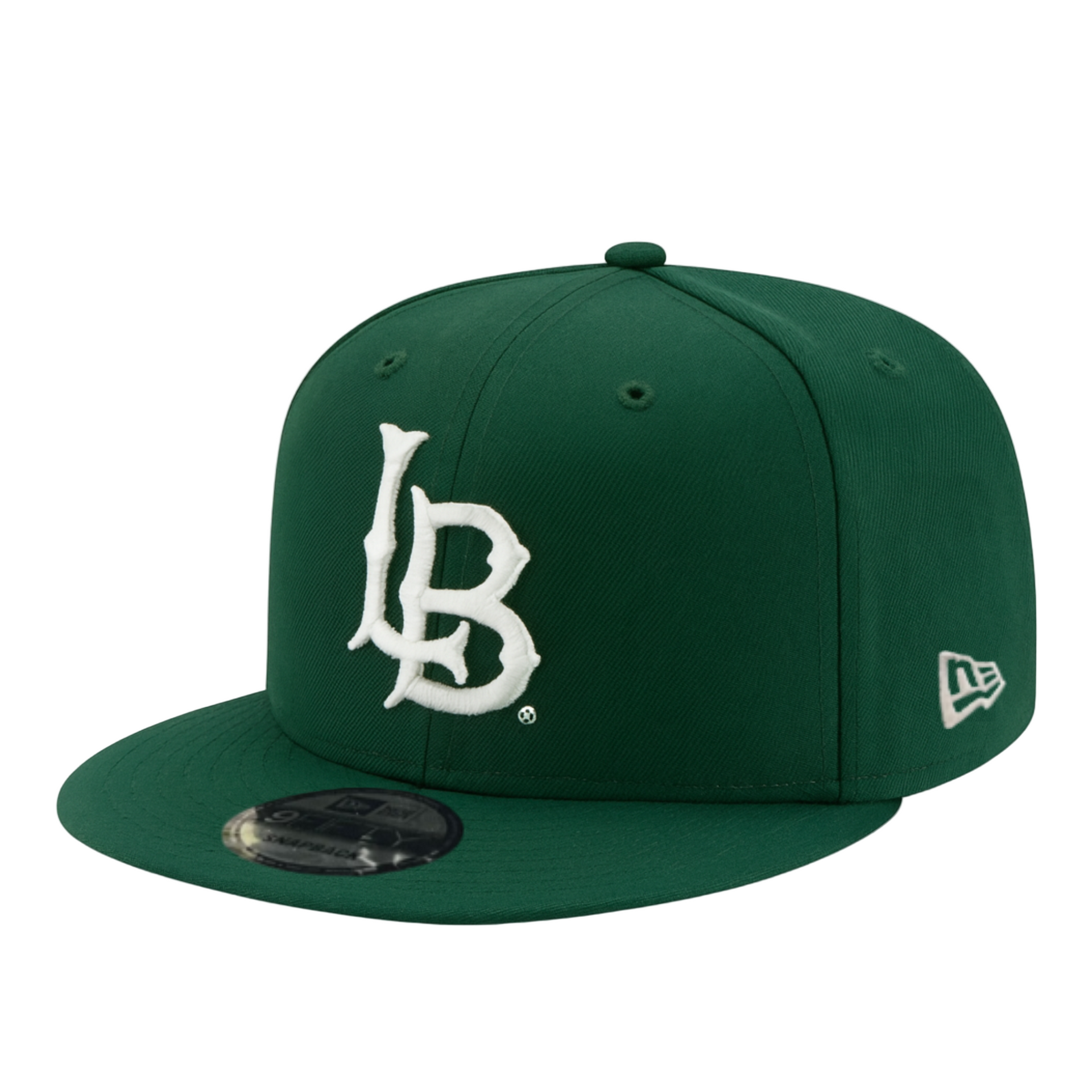 New Era Long Beach College NCAA Dark Green 9FIFTY Snapback Hat