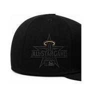 2010 asg side patch of New Era Los Angeles Anaheim Angels Black Gold Halo ASG 59FIFTY Fitted Hat