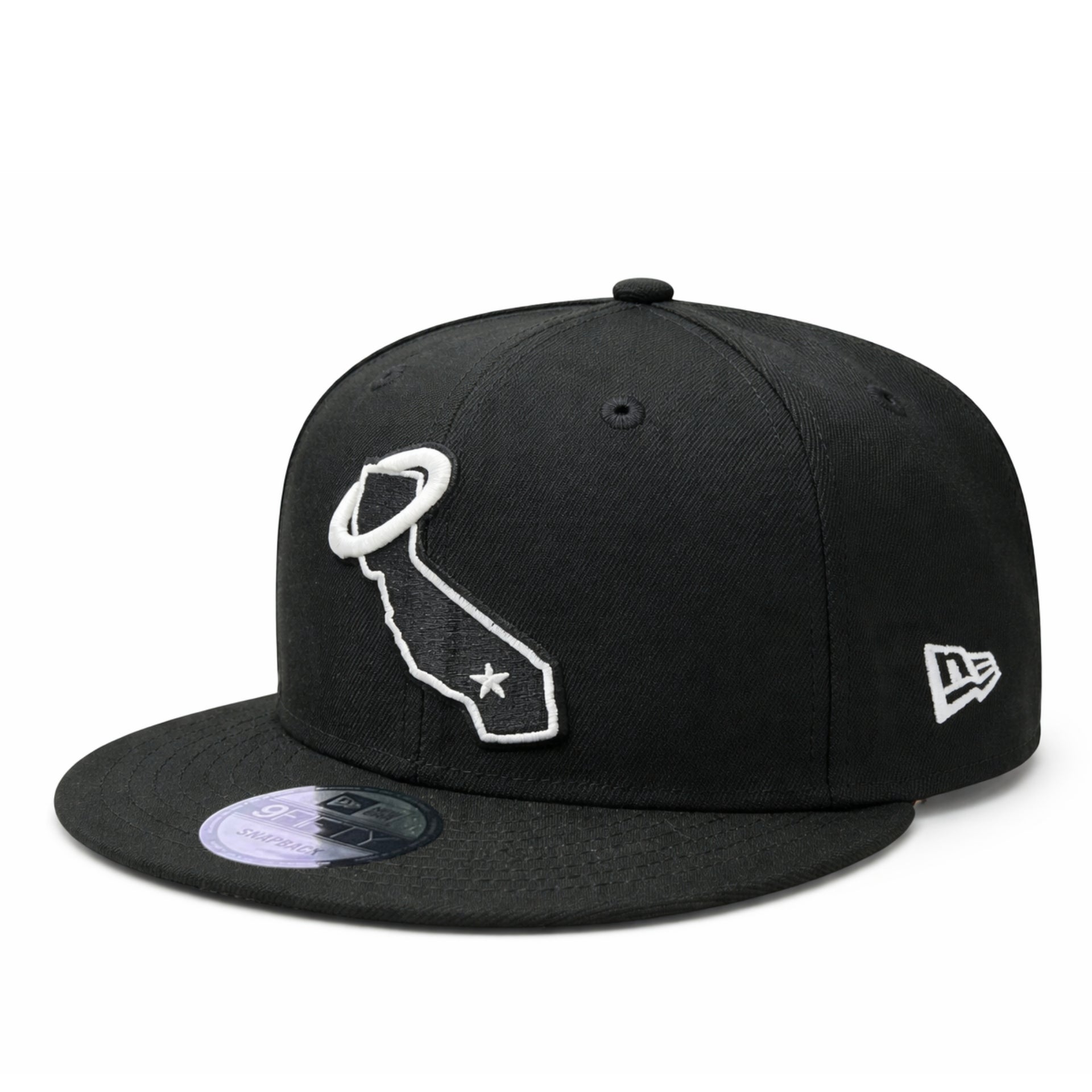 New Era Los Angeles California Angels Cooperstown 9FIFTY Snapback Hat Black