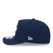 New Era Los Angeles Clippers Navy 9FIFTY A-FRAME Snapback Hat left side view