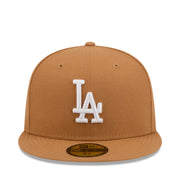 New Era Los Angeles Dodgers Bronze 59FIFTY Fitted Hat front view