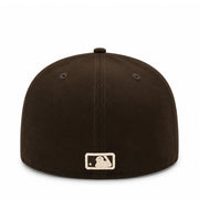 New Era Los Angeles Dodgers Brown 59FIFTY Fitted Hat back view