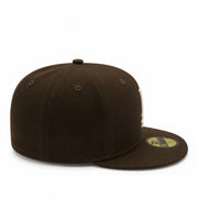 New Era Los Angeles Dodgers Brown 59FIFTY Fitted Hat right side view