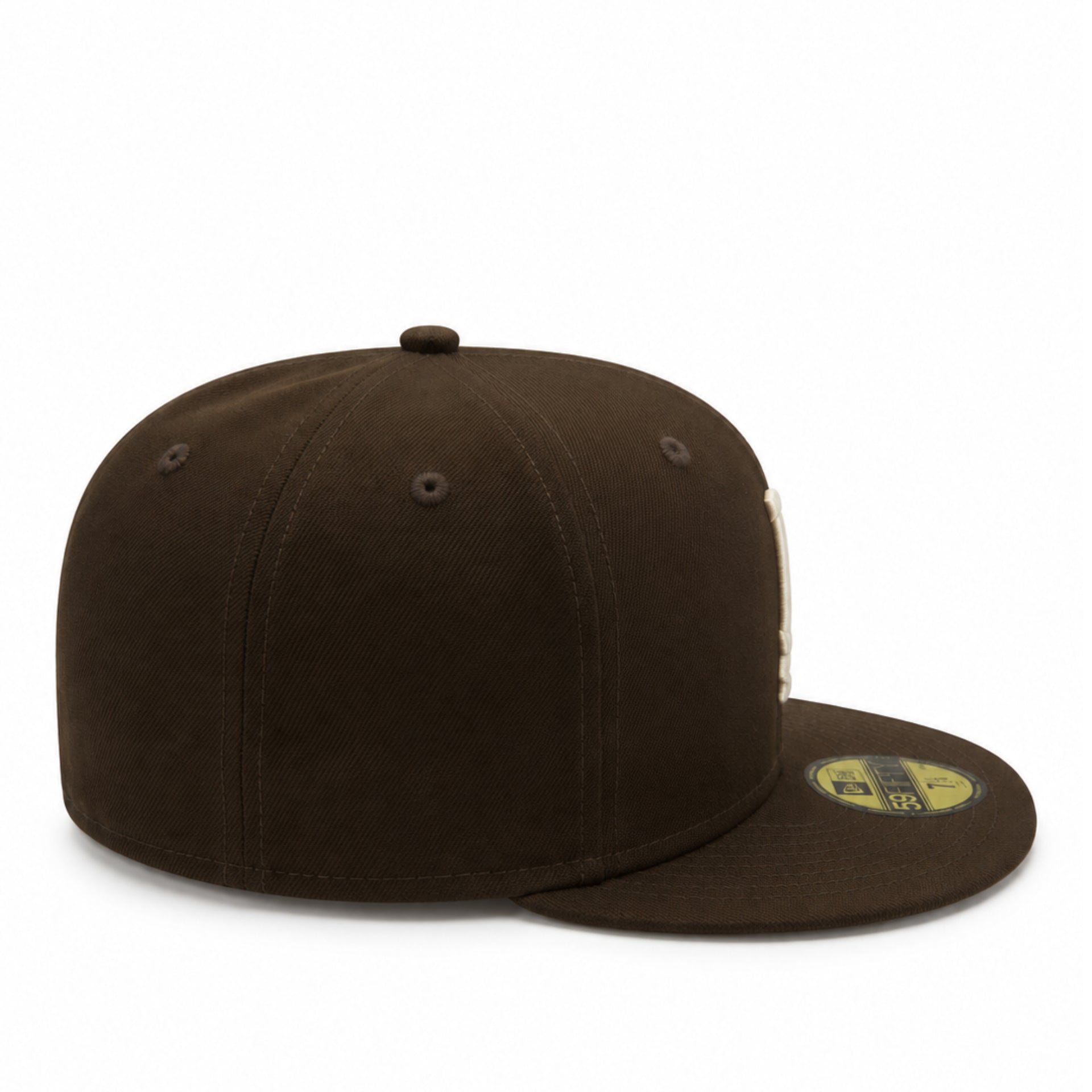New Era Los Angeles Dodgers Brown 59FIFTY Fitted Hat right side view
