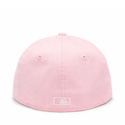 New Era Los Angeles Dodgers LA 59FIFTY Fitted Hat Pink White back view