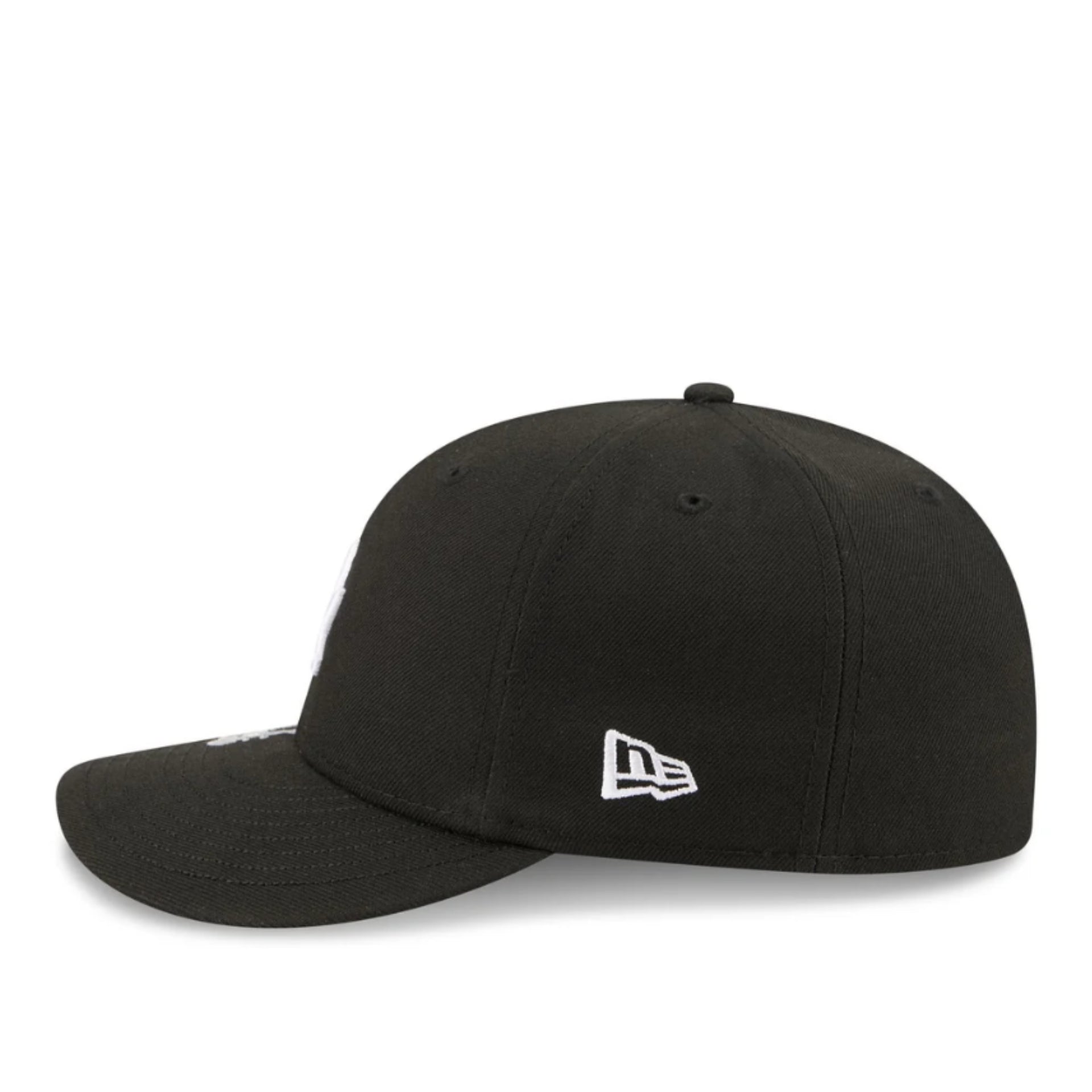 New Era Los Angeles Dodgers Surf Tide Black 59FIFTY Fitted Hat left side view