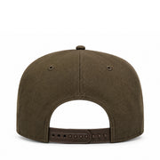 New Era Los Angeles Dodgers Walnut Brown 9FIFTY Snapback Hat back view