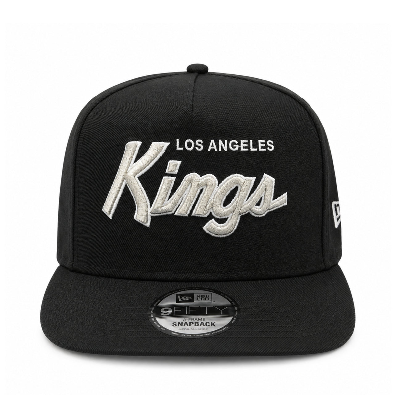 New Era Los Angeles Kings 9FIFTY A-Frame Curved Snapback Hat front view