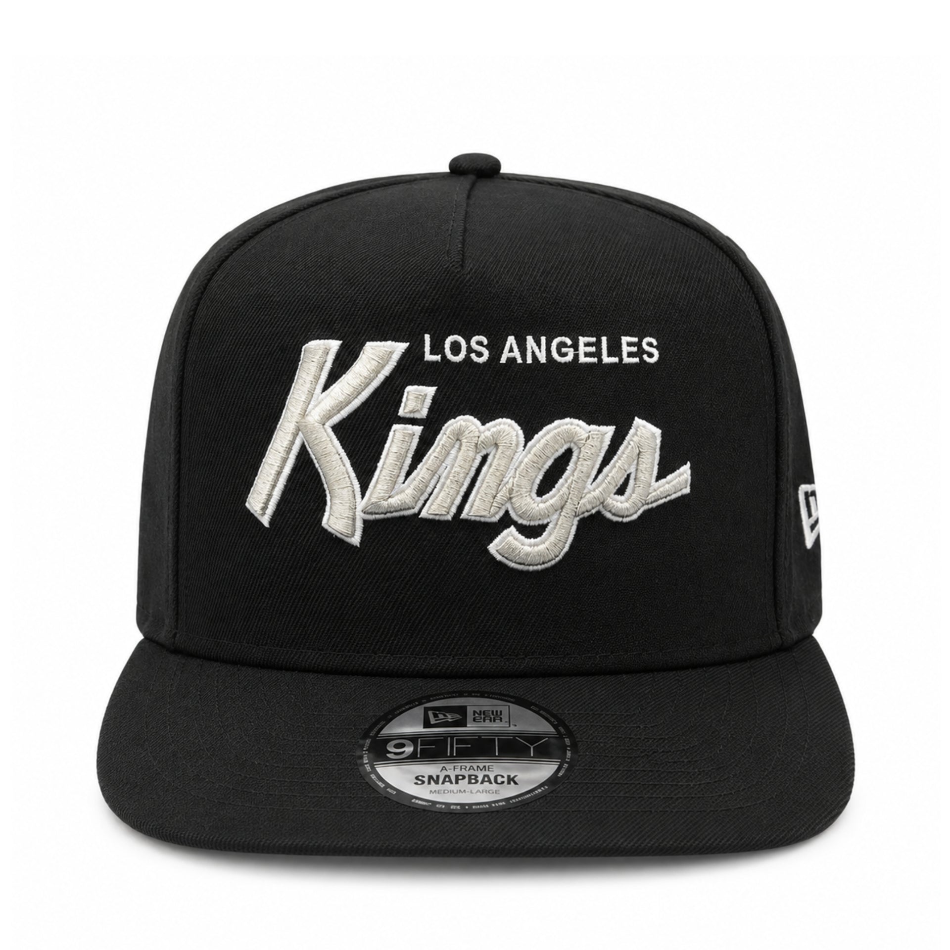 New Era Los Angeles Kings 9FIFTY A-Frame Curved Snapback Hat front view