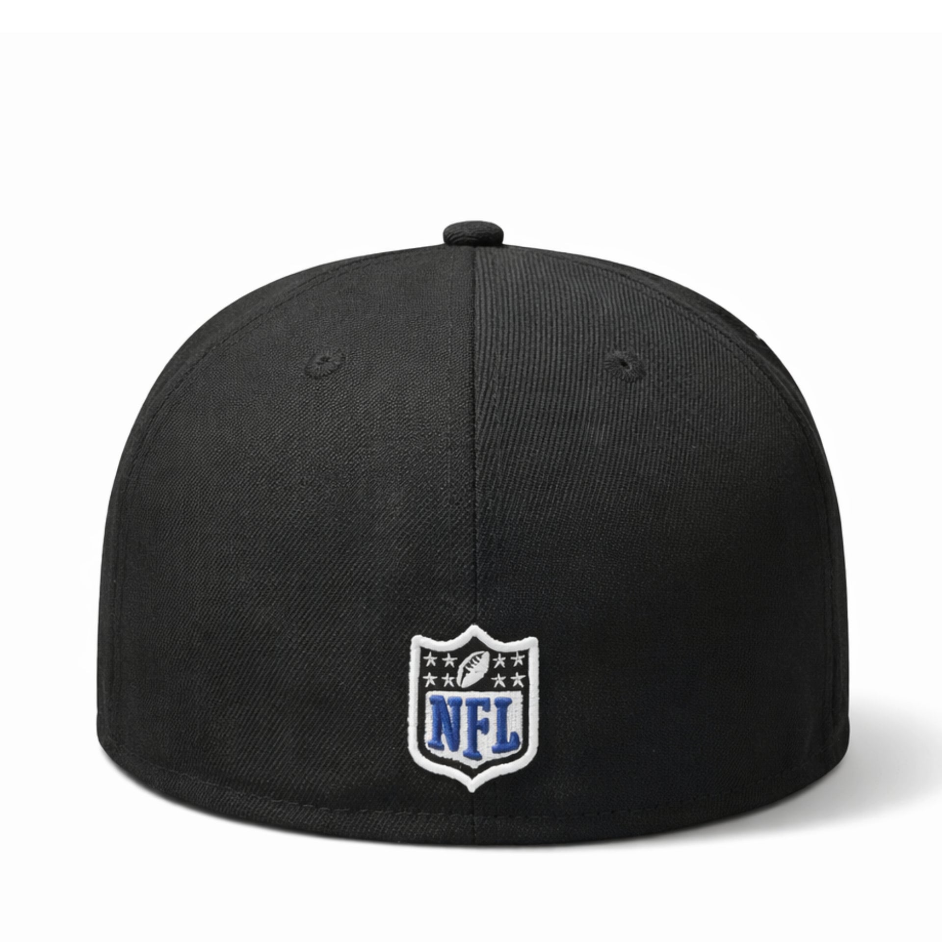Black cap with NFL logo on a white background