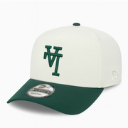 New Era Los Angeles Dodgers Upside Down Chrome Dark Green 9FORTY A-Frame Snapback