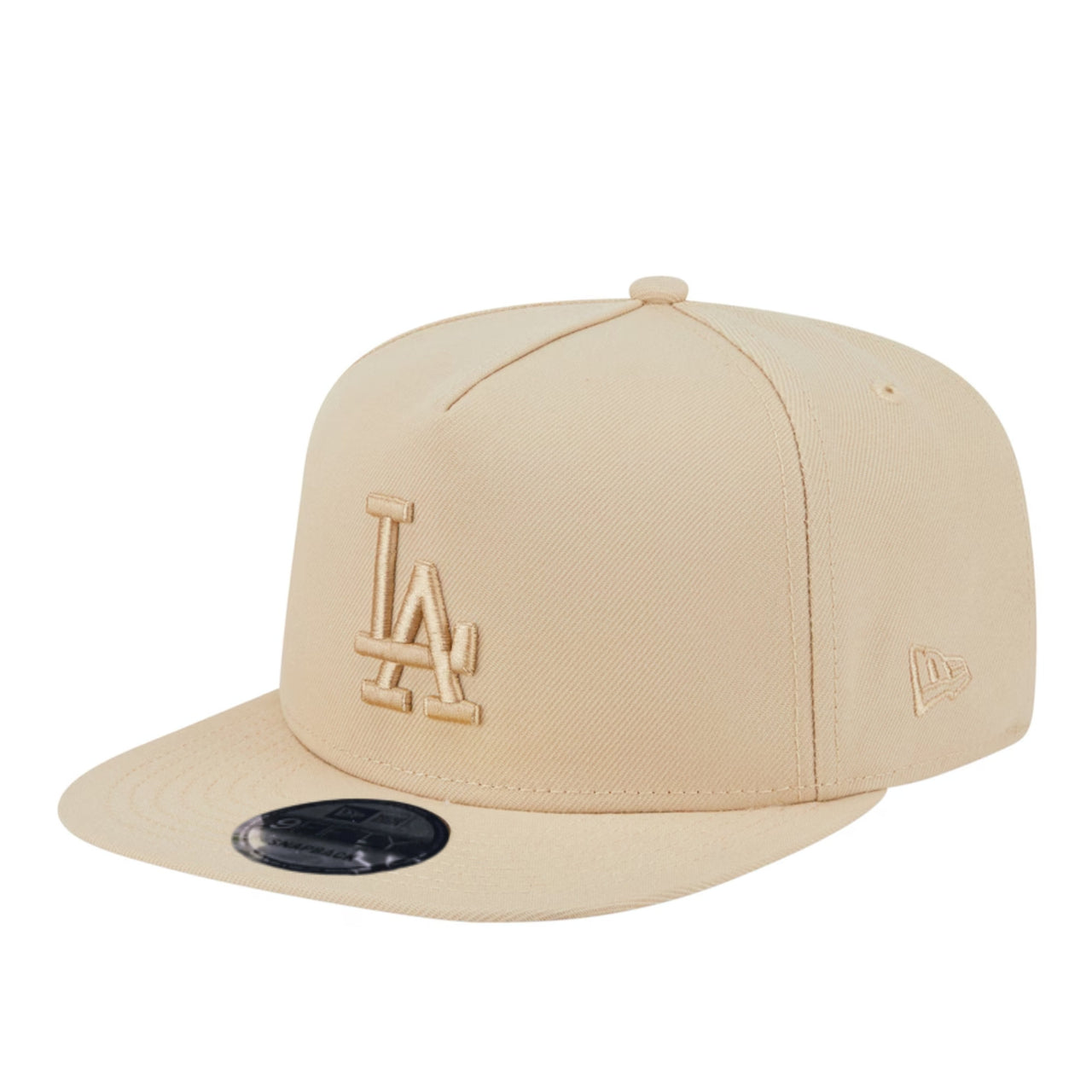 New Era Los Angeles Dodgers Color Pack Light Beige 9FIFTY A-Frame Snapback Hat