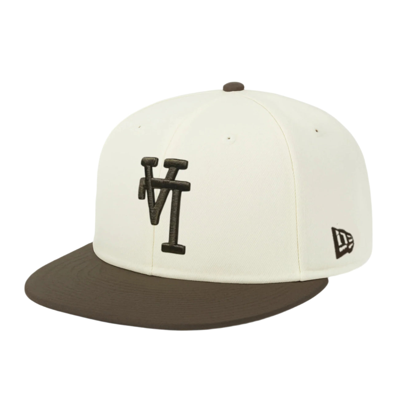 New Era Los Angeles Dodgers Upside Down Chrome Walnut 59FIFTY Fitted Hat