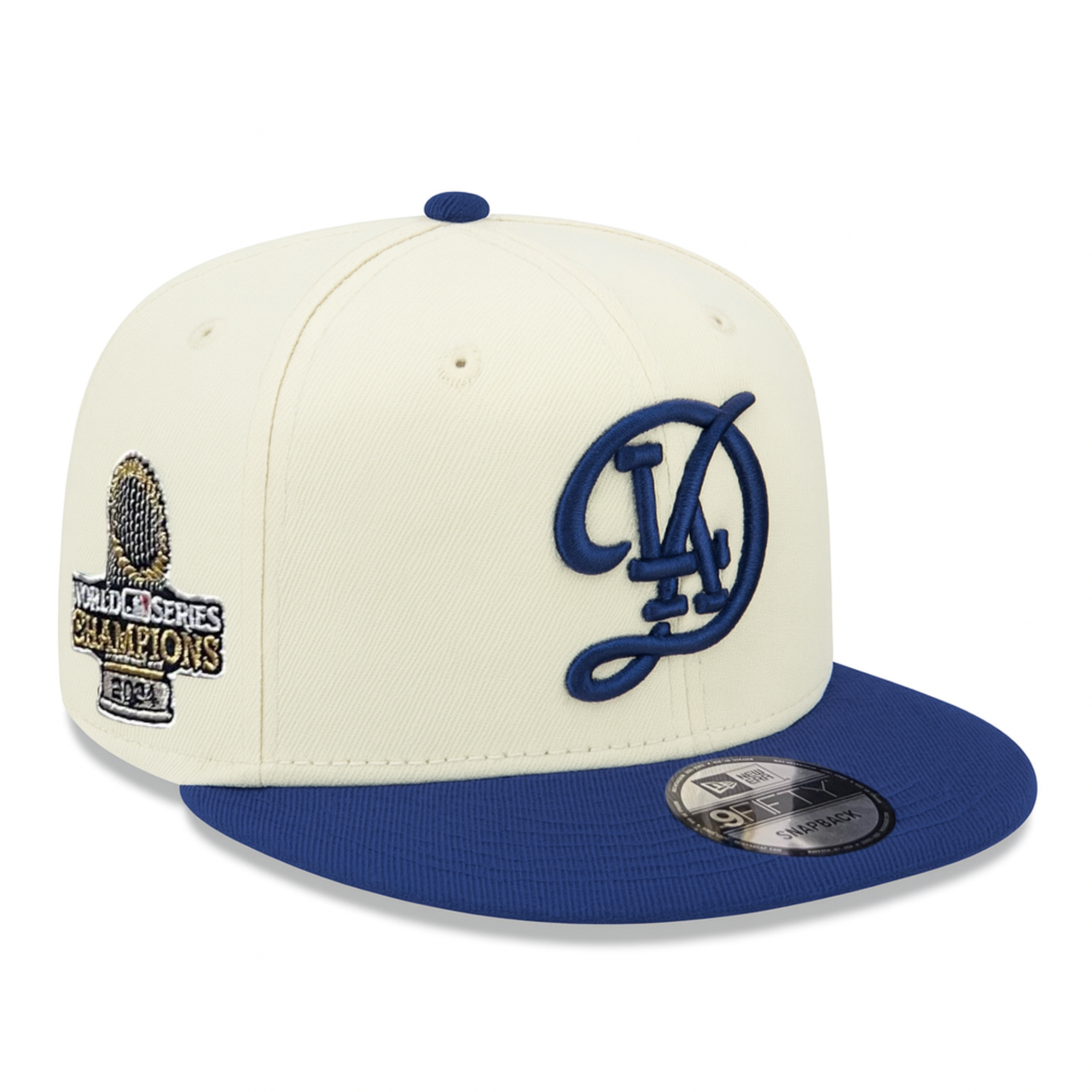New Era Los Angeles Dodgers City Connect 2024 Chrome Blue 9FIFTY Snapback Hat