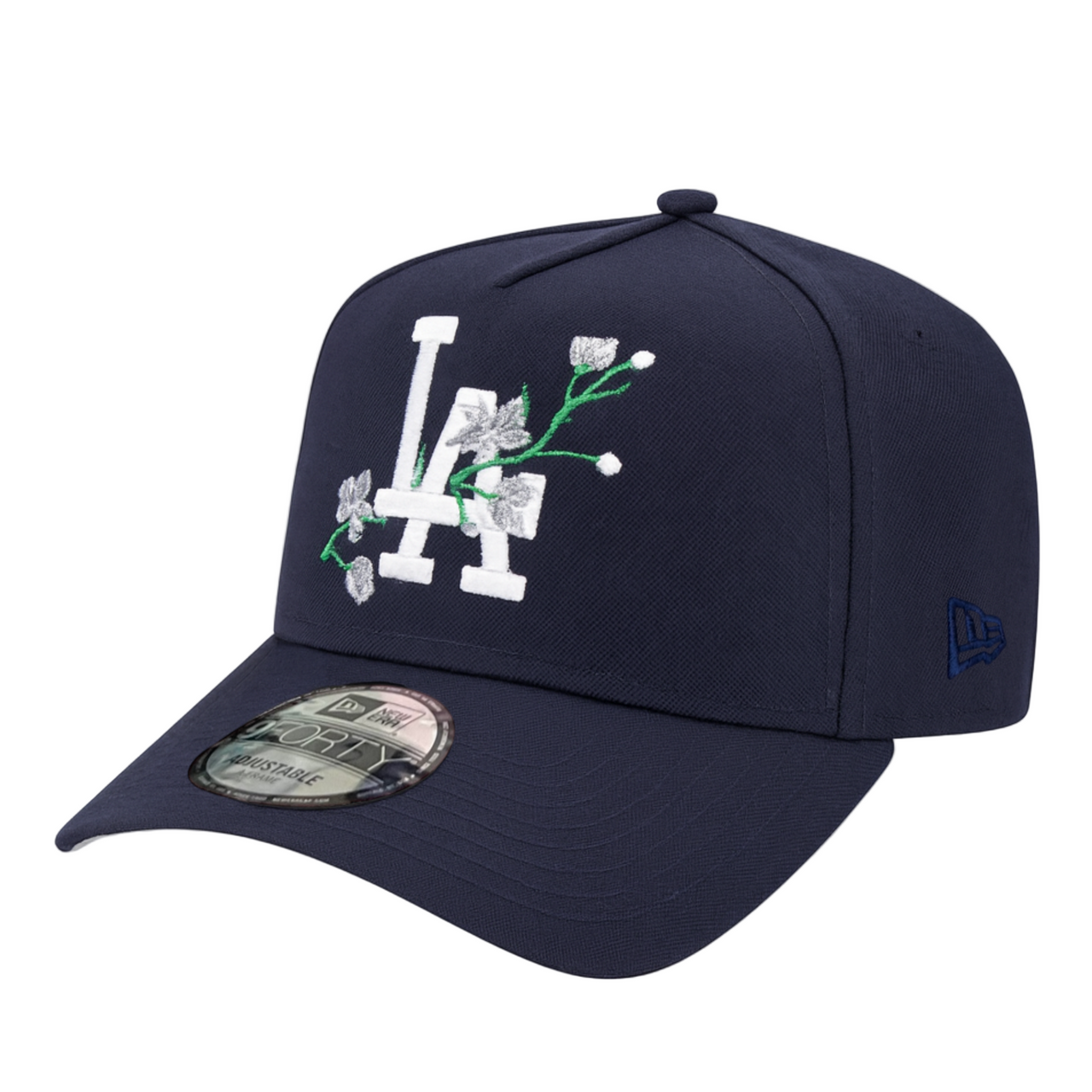 New Era Los Angeles Dodgers Floral Navy 9FORTY A-Frame Snapback