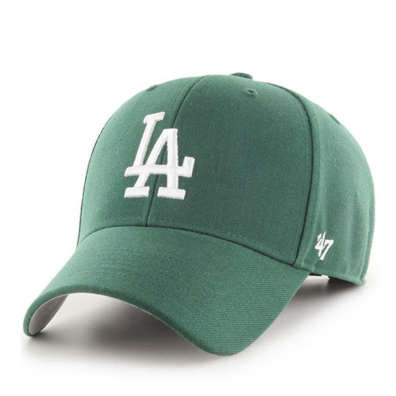 47 Brand Los Angeles Dodgers Dark Green MVP Adjustable Hat