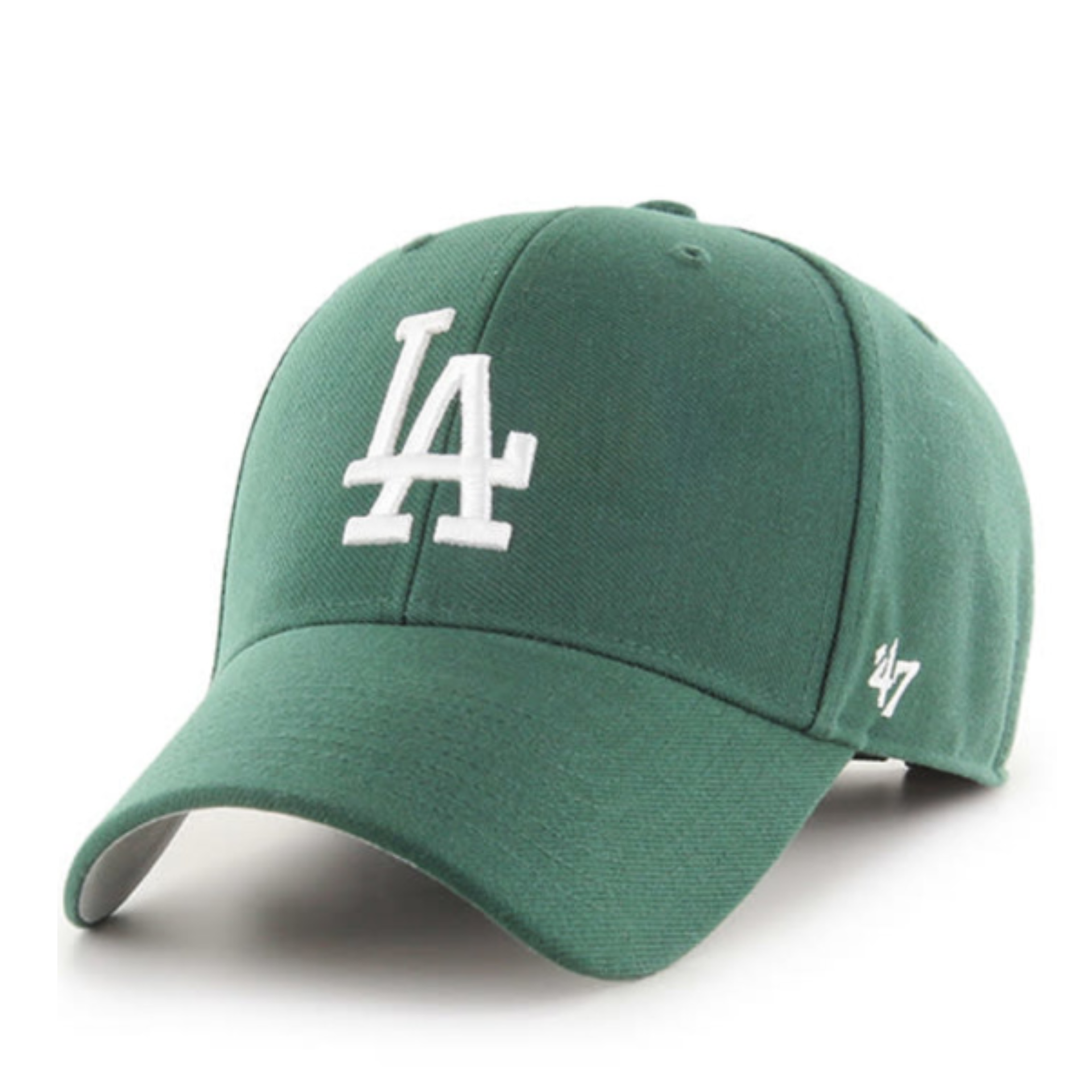 47 Brand Los Angeles Dodgers Dark Green MVP Adjustable Hat