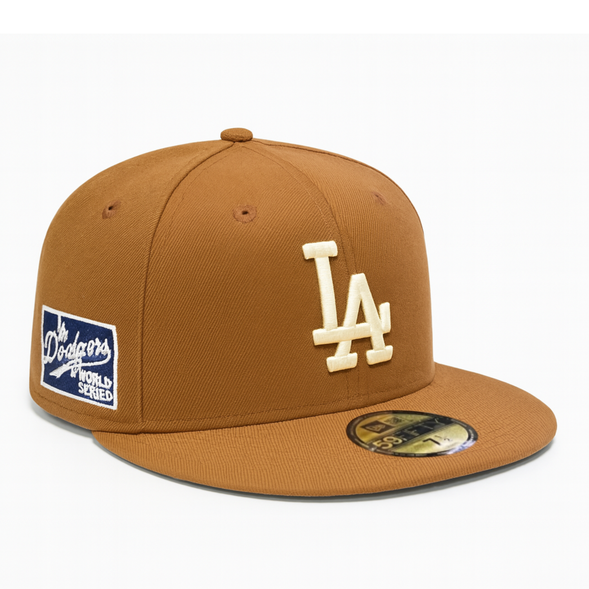 New Era Los Angeles Dodgers World Series Camel 59FIFTY Fitted Hat