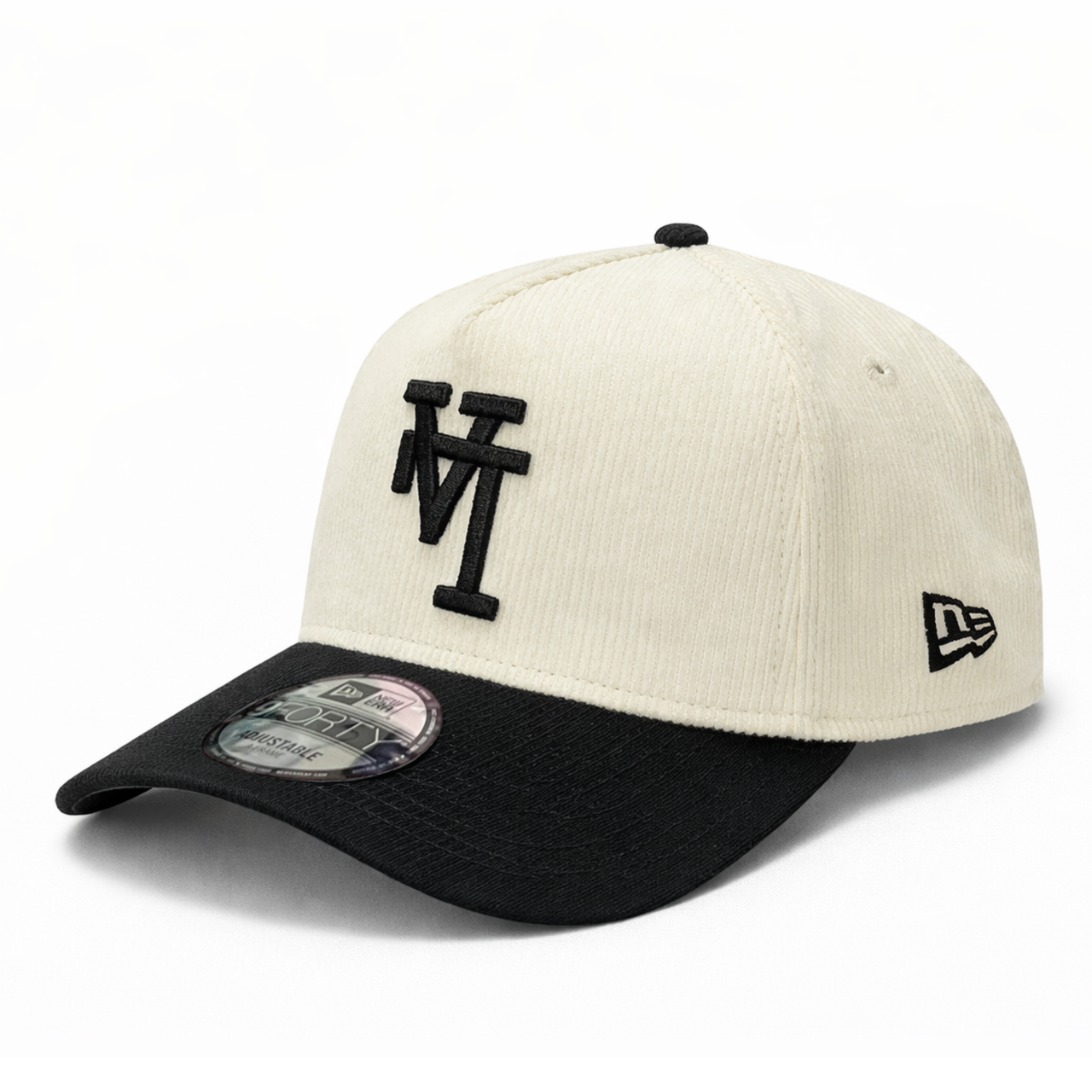 New Era Los Angeles Dodgers Upside Down Corduroy Chrome Black 9FORTY A-Frame Snapback