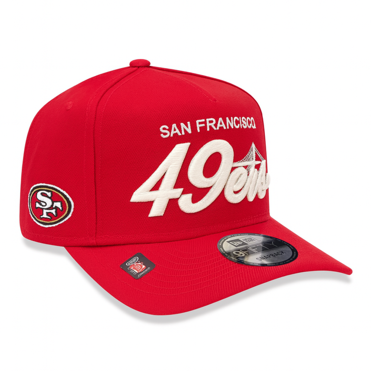 New Era San Francisco 49ers Local Play 9FIFTY A-Frame Pre Curved Snapback Hat