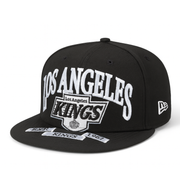 Los Angeles Kings Oversized Logo Black 59FIFTY Fitted Hat