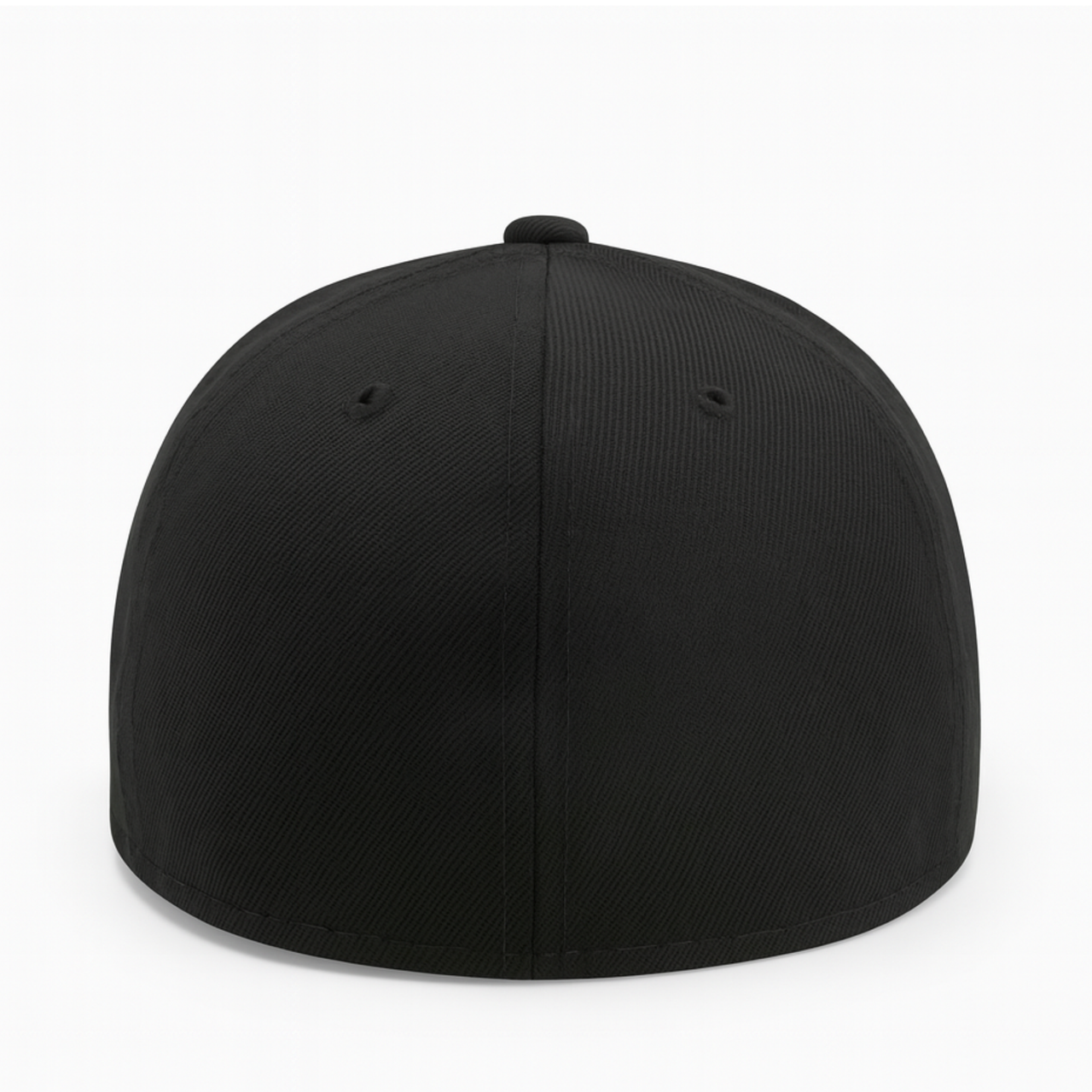Back of New Era Praying Hands Black White Limited Exclusive 59FIFTY Fitted Hat