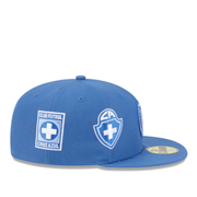 Right Side of New Era Cruz Azul Indigo 59FIFTY Fitted Hat