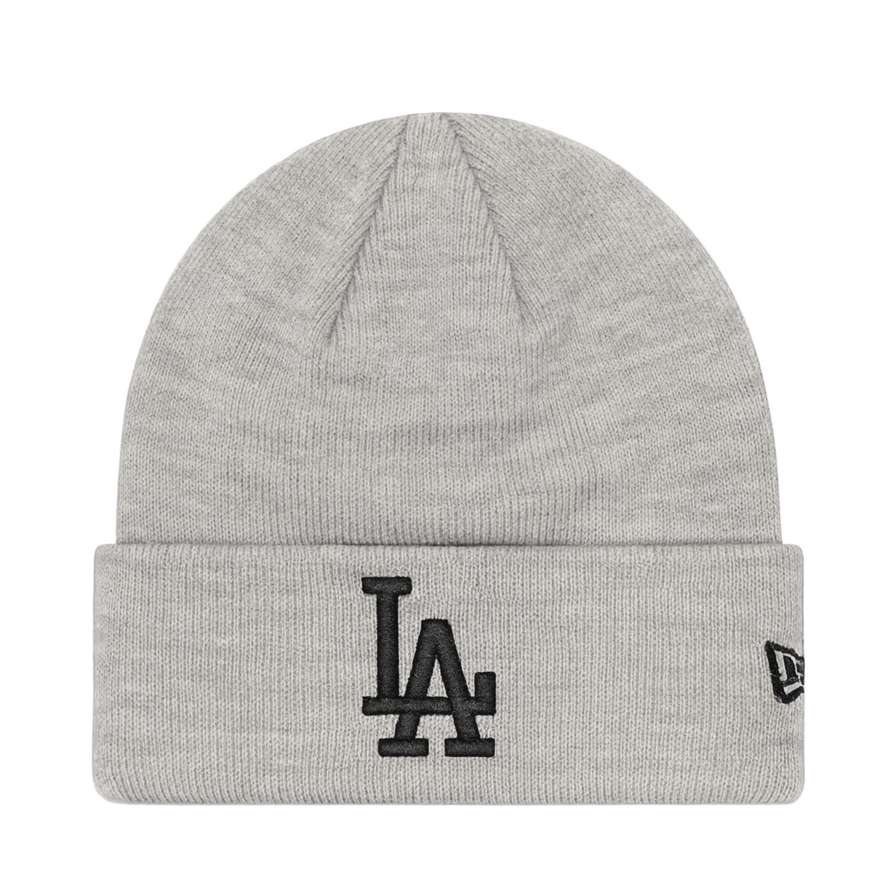New Era Los Angeles Dodgers Gray Black Men's Cuff Knit Beanie