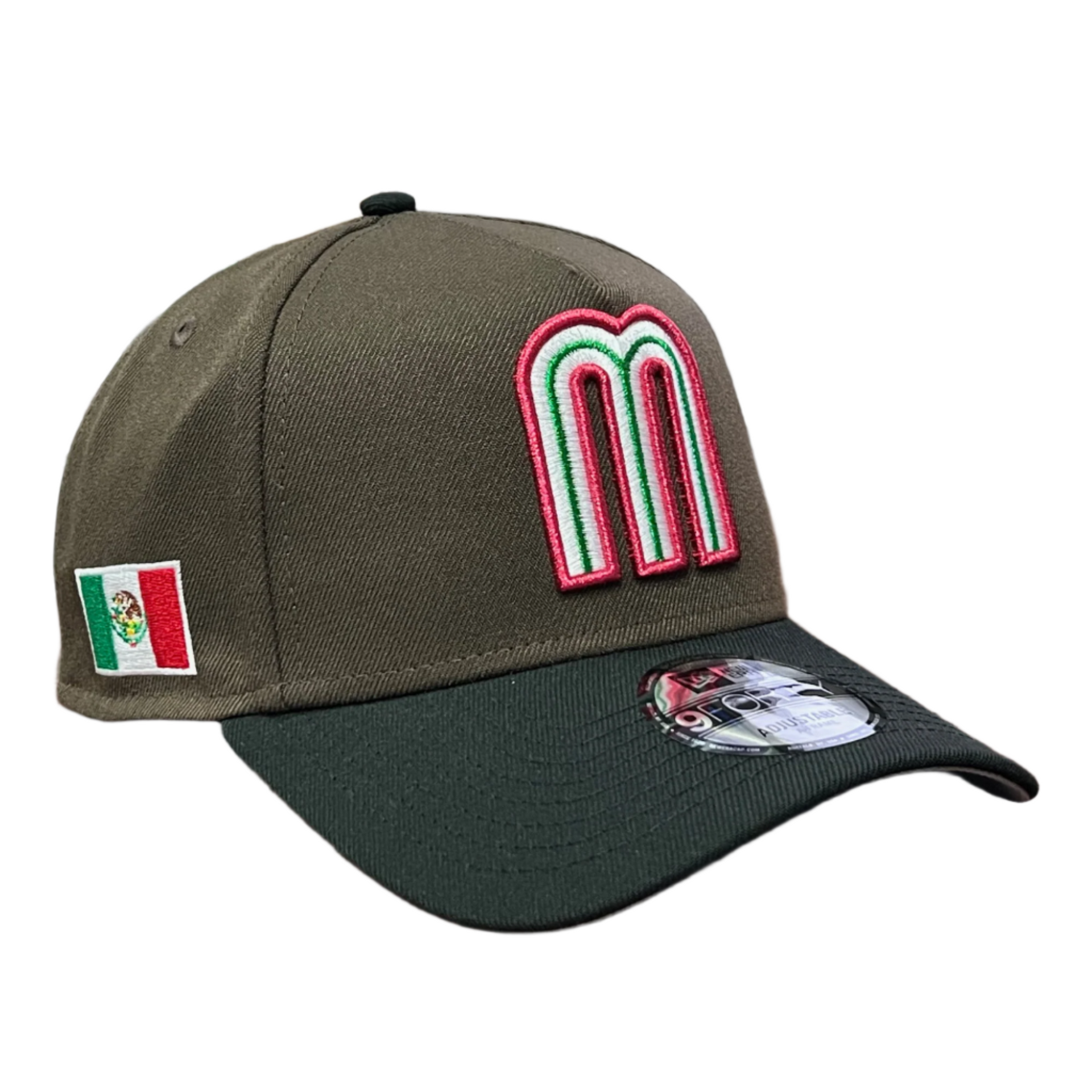 New Era Mexico Brown Black 9FORTY A-Frame Snapback