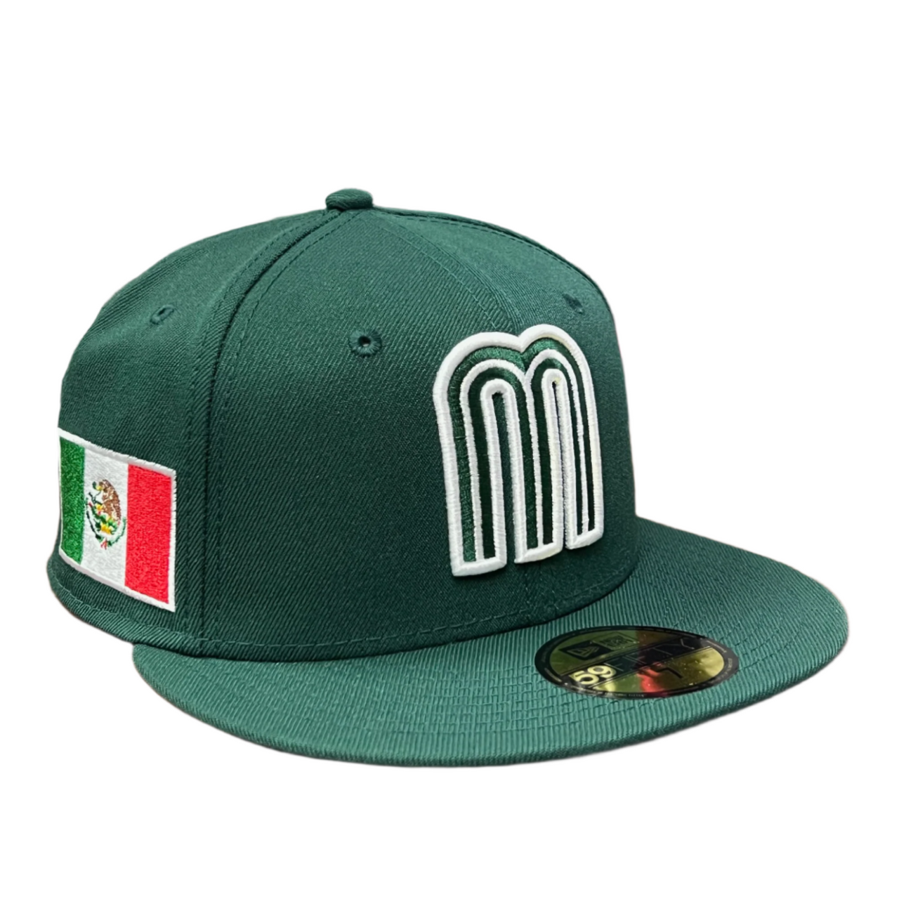 new era mexico baseball dark green 59fifty fitted hat