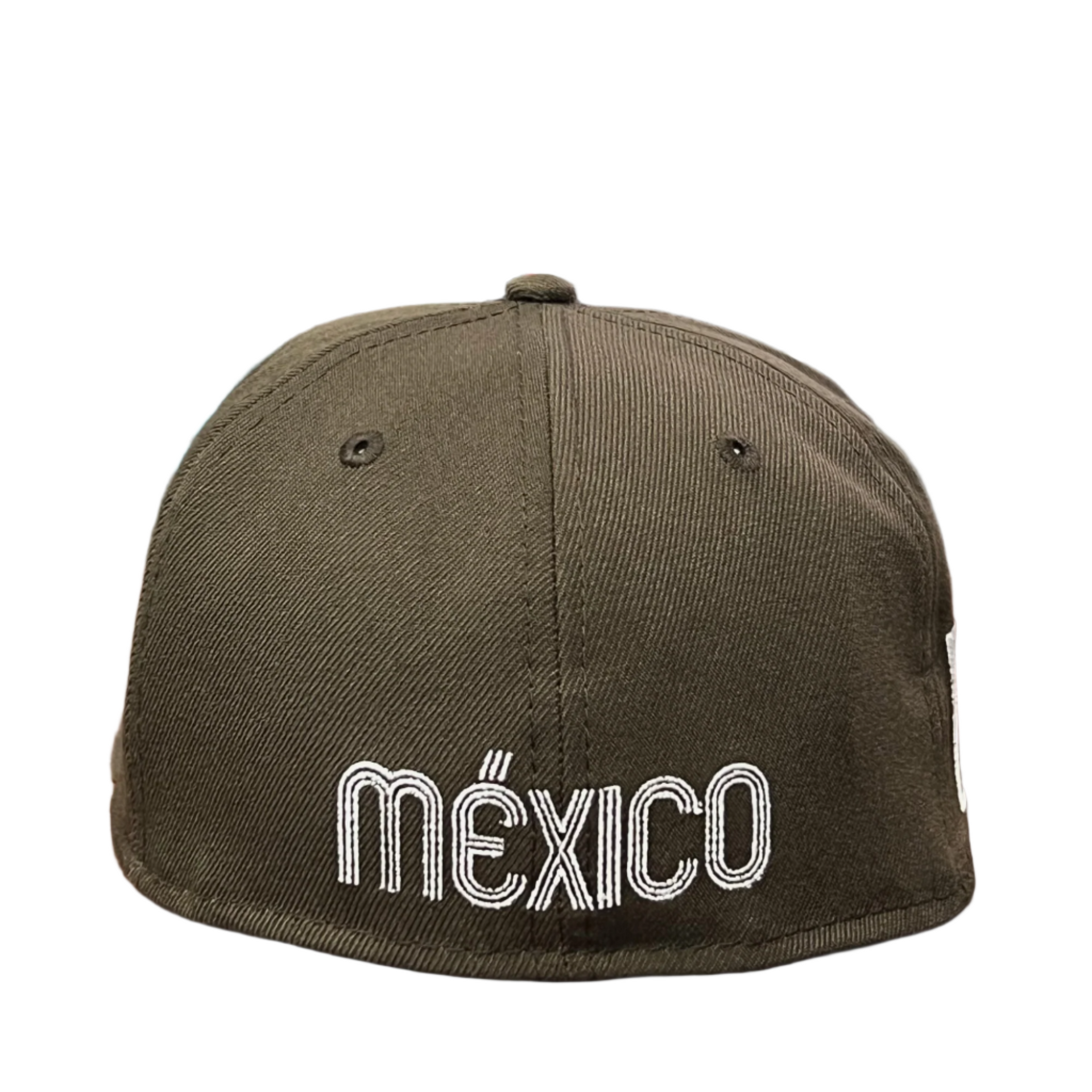 back of walnut brown new era mexico baseball 59fifty fitted hat