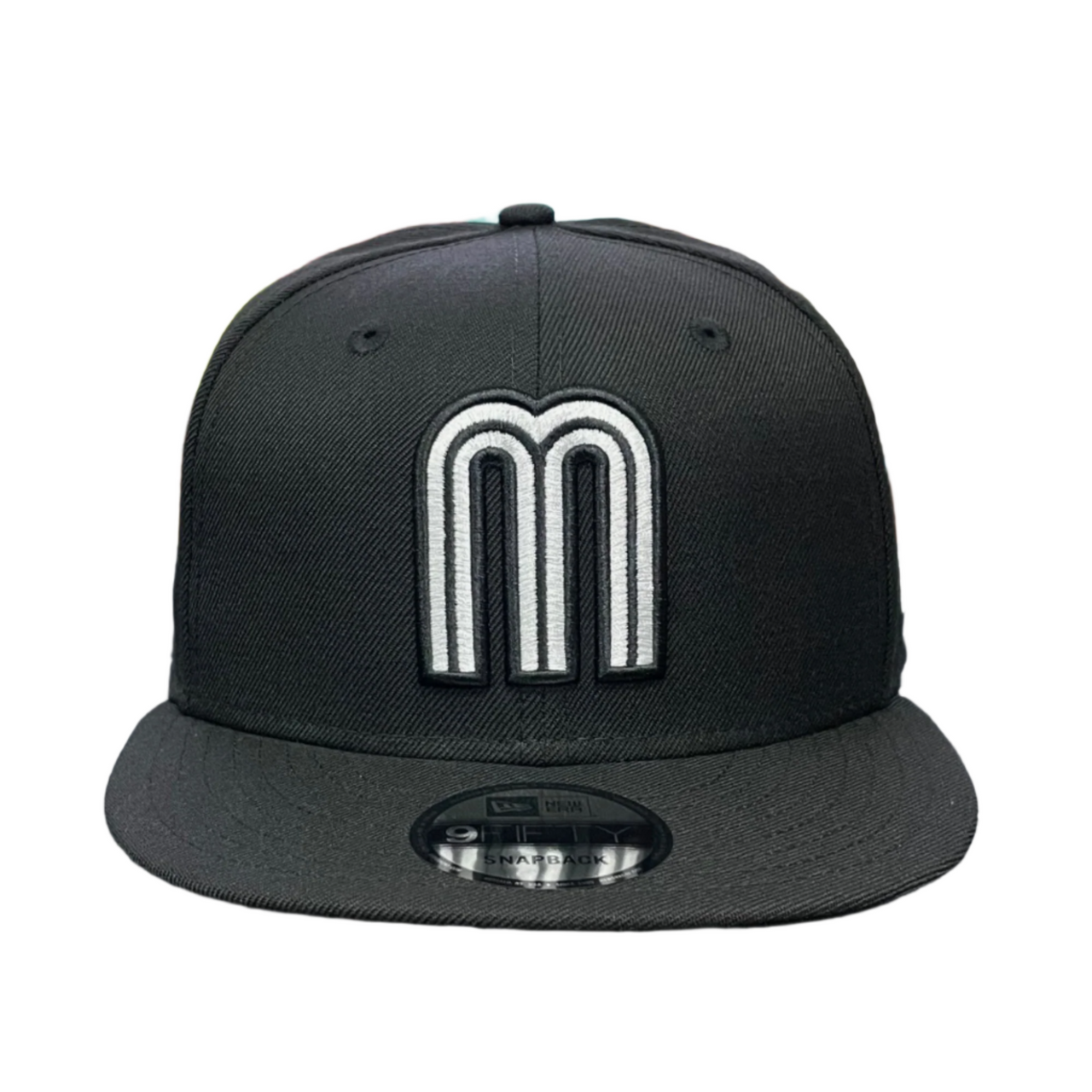 new era mexico baseball 9fifty snapback hat black