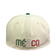 Ivory Green Mexico Baseball flag new era fitted hat