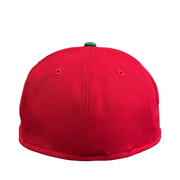 New Era Red and Green Mexico flag baseball fitted hat