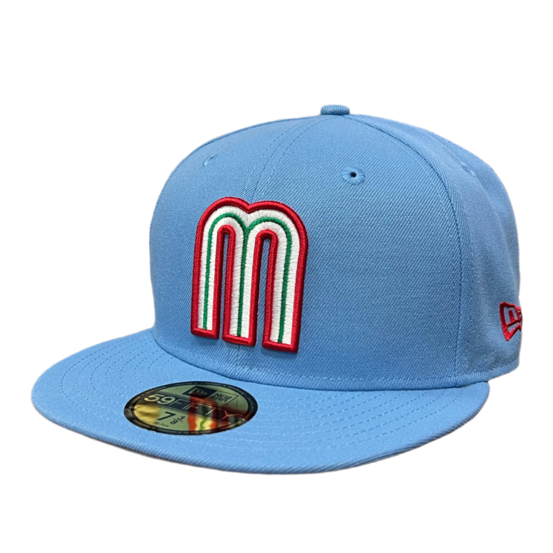 New Era Mexico Baseball Sky Blue 59FIFTY Fitted Hat