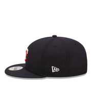New Era Minnesota Twins Navy 9FIFTY Snapback Hat side view