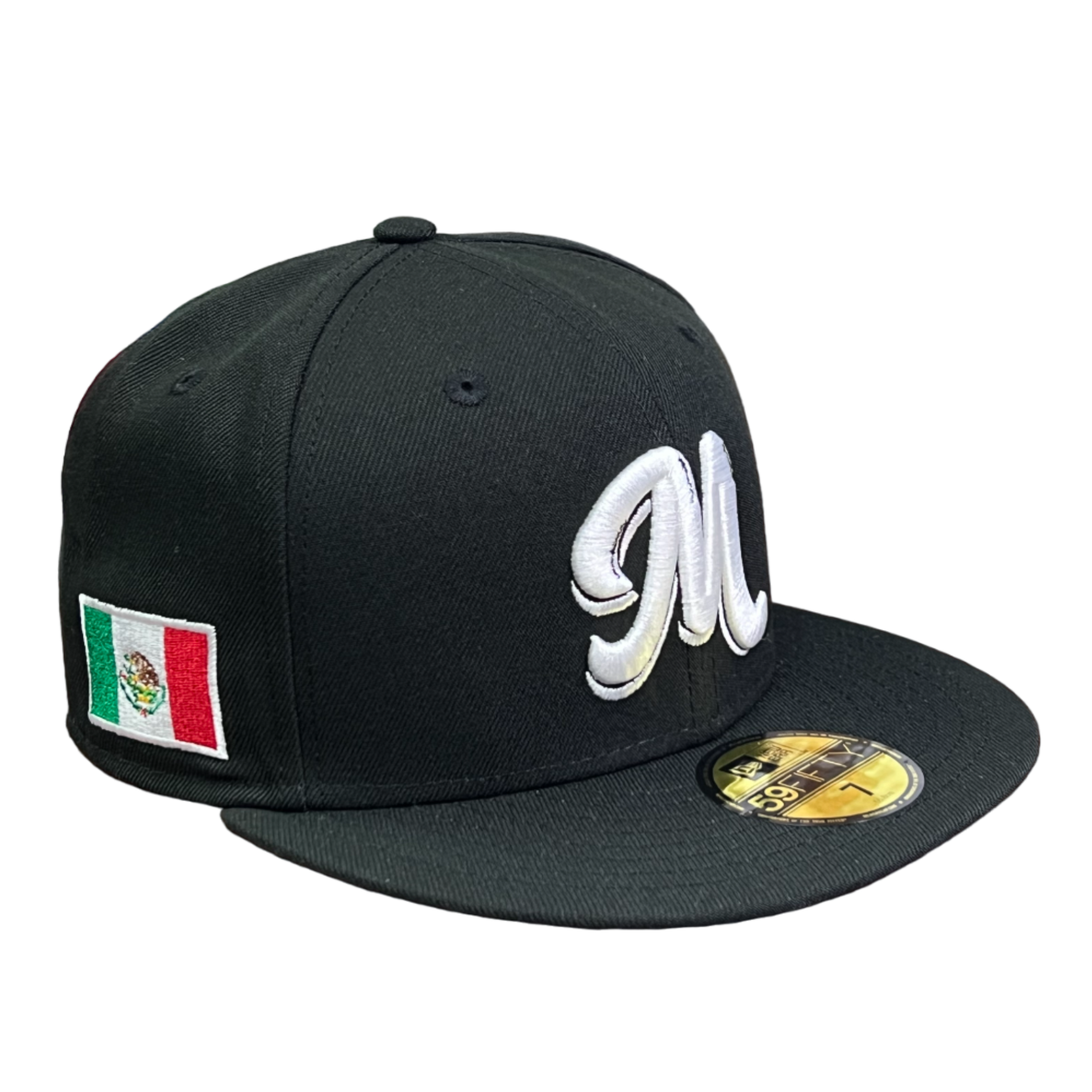 New Era Mexico Serie Del Caribe M Black White 59FIFTY Men's Fitted Hat