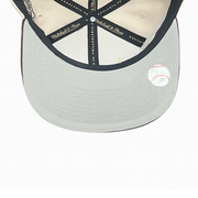 gray bottom of Los Angeles Dodgers Fashion Basic 60th Anniversary Brown Original Fit Snapback