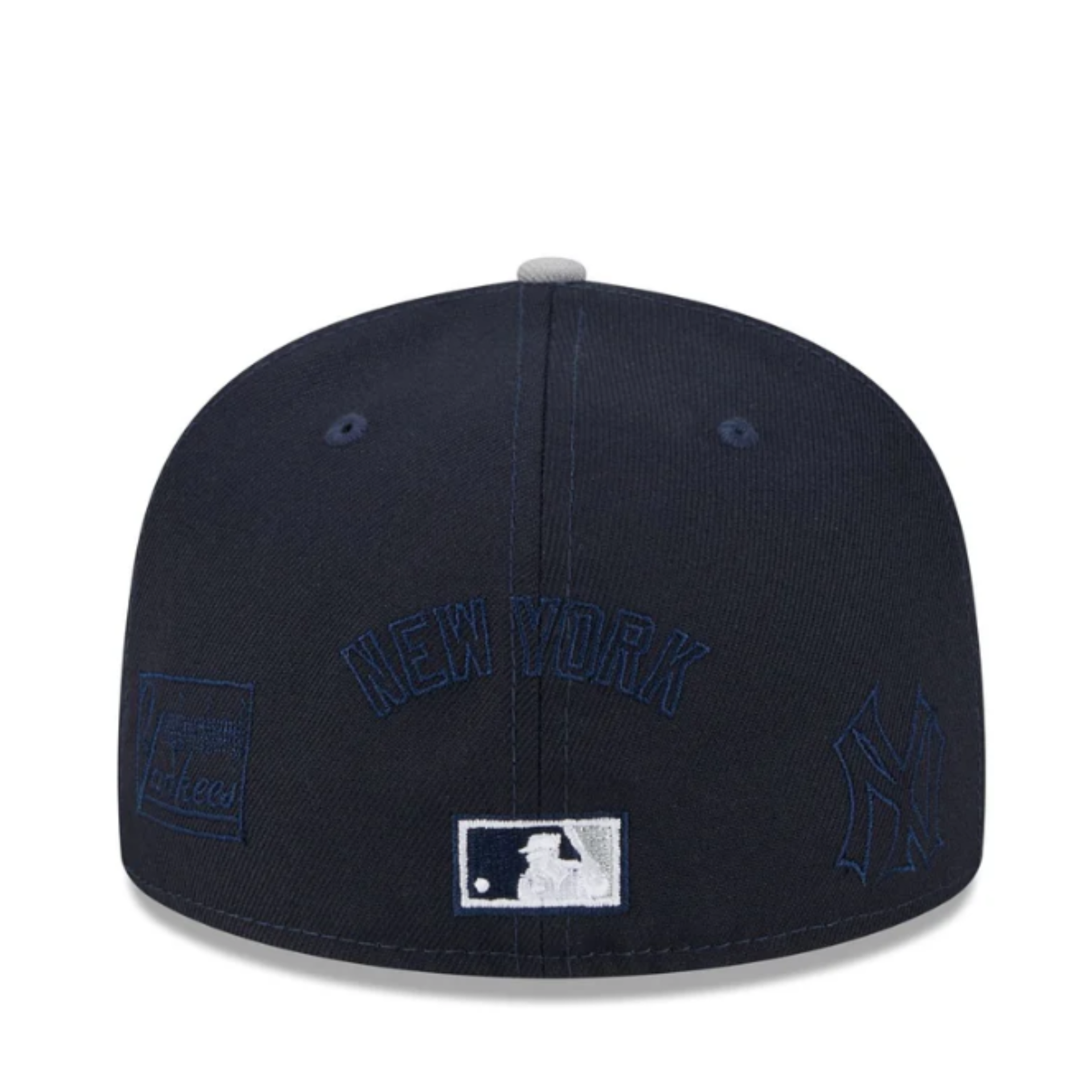 Navy Gray 2 Tone New York Yankees Multi Logo 59FIFTY Mens' New Eraitted Hat