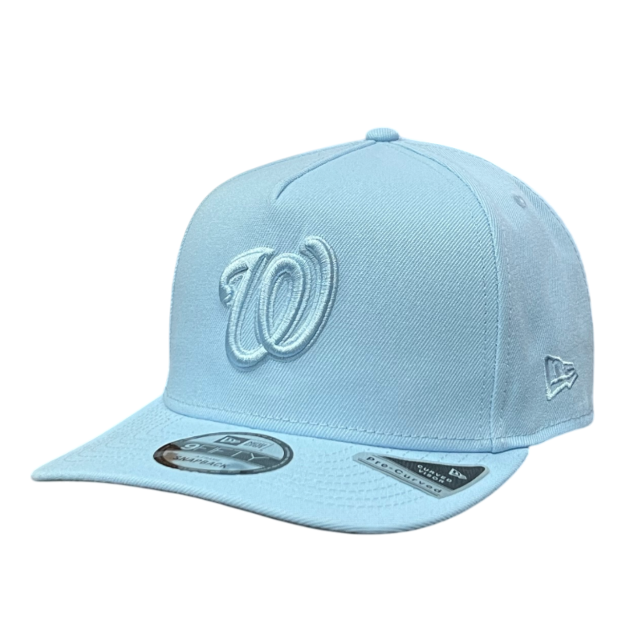 Washington Nationals Color Pack Sky Blue 9FIFTY A-Frame Curved Snapback Hat