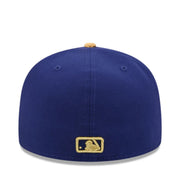 New Era Los Angeles Dodgers 2025 World Series Champions Gold 59FIFTY Fitted Hat back view