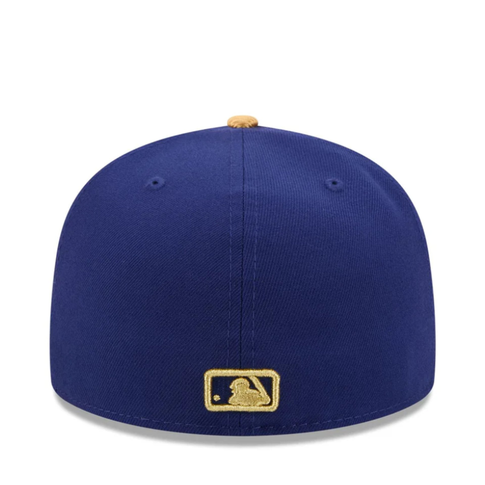 New Era Los Angeles Dodgers 2025 World Series Champions Gold 59FIFTY Fitted Hat back view