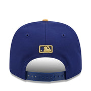 New Era 2025 World Series Champions Los Angeles Dodgers Gold 9FIFTY Snapback Hat back view