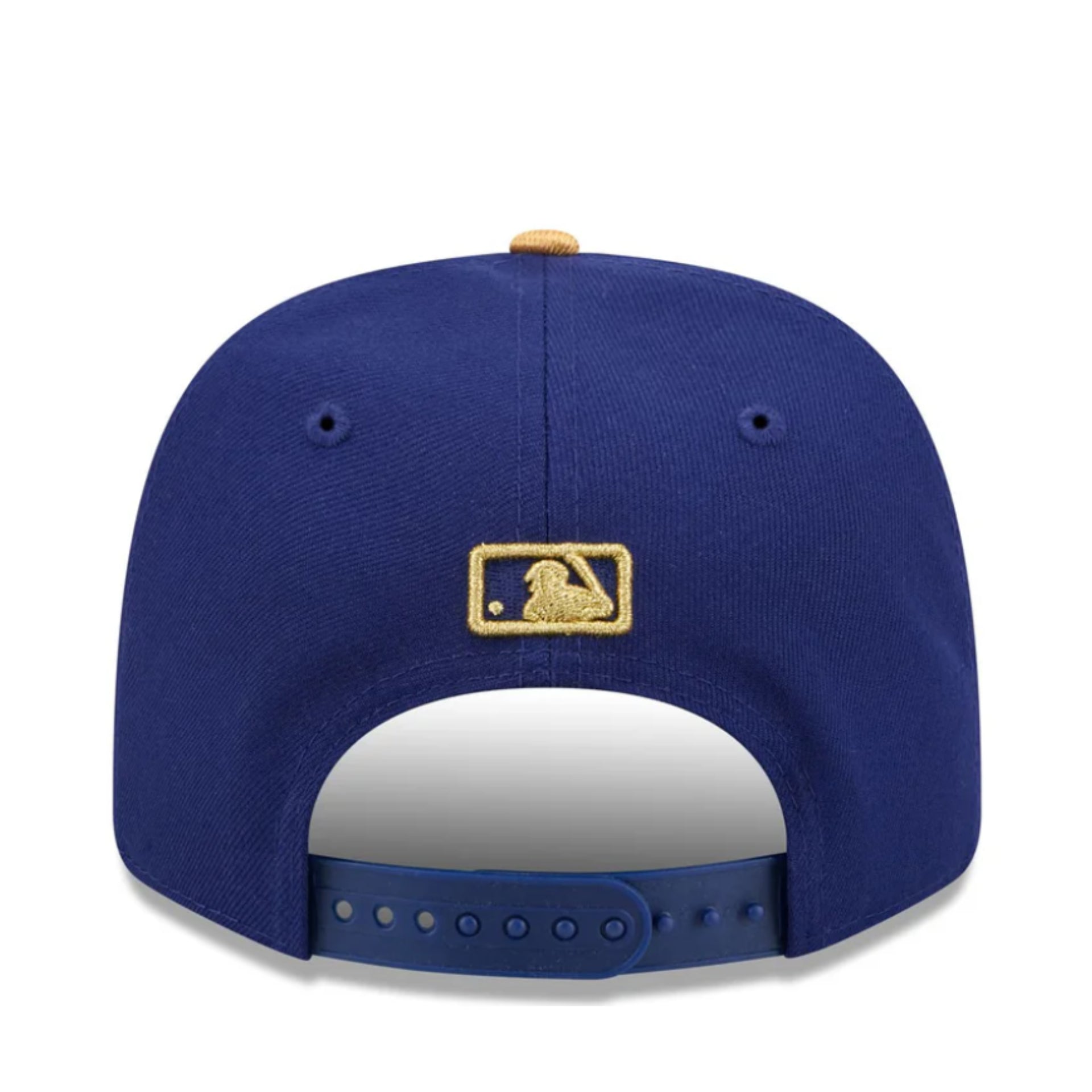 New Era 2025 World Series Champions Los Angeles Dodgers Gold 9FIFTY Snapback Hat back view