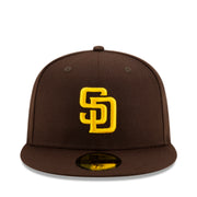 New Era San Diego Padres SD Authentic Collection 59FIFTY Fitted Hat front view