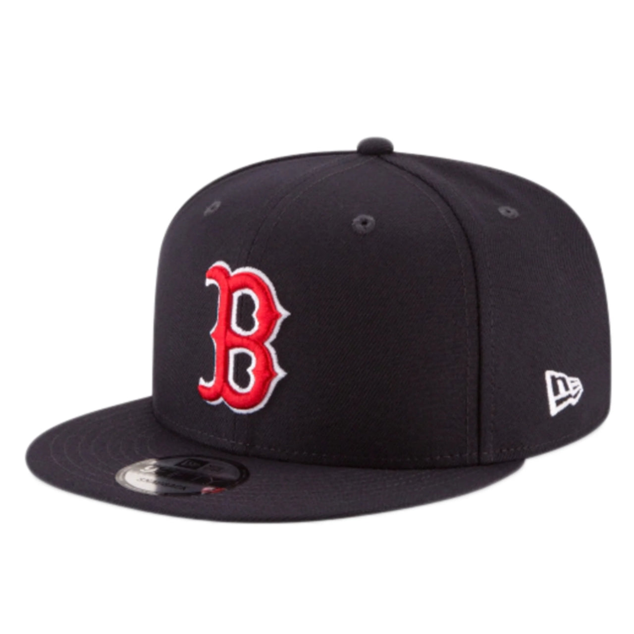 Front View of New Era Boston Red Sox Navy 9FIFTY Snapback Hat