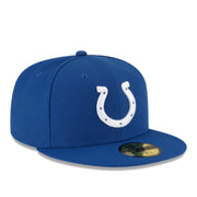 New Era NFL Indianapolis Colts Blue 59Fifty Fitted Hat front right view