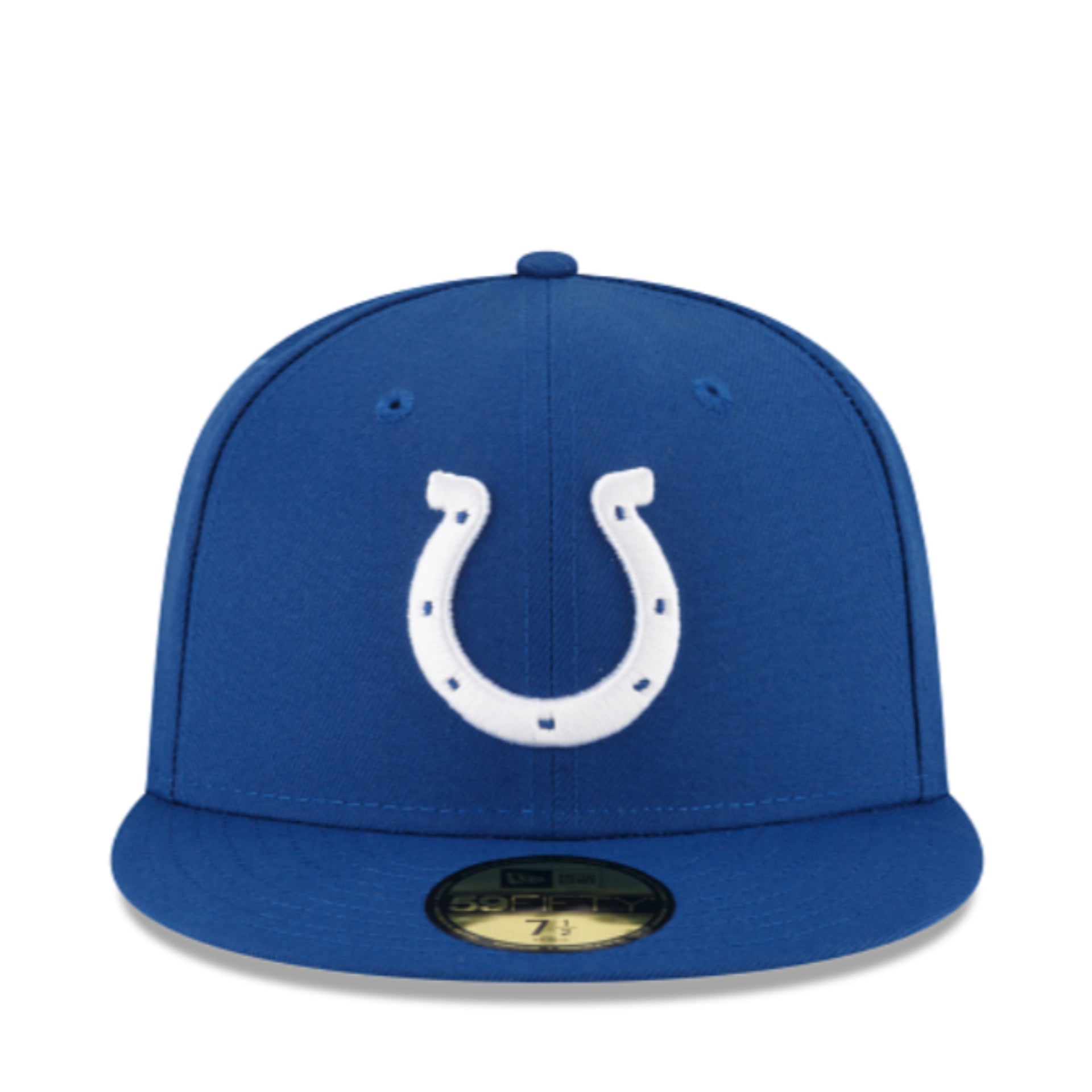 New Era NFL Indianapolis Colts Blue 59Fifty Fitted Hat front view